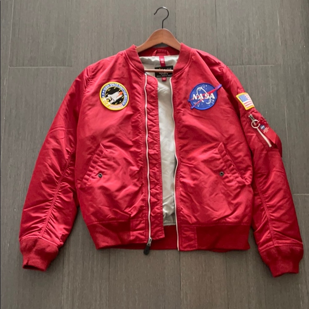Red NASA Bomber Jacket